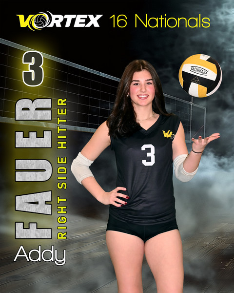 Vortex 16 National - Steve 2026:    Addy Fauer