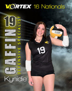 Vortex Volleyball Club 2026:   Kynidie Gaffin 